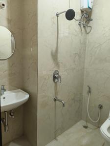 Bathroom Image of 500 Sq.ft 1 RK Independent House for rent in Jakkur Bengaluru for Rs. 15000