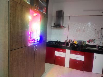 Kitchen Image of 682 Sq.ft 1 BHK Apartment / Flat for rent in GK Rose Icon, Pimple Saudagar Pune for Rs. 24000