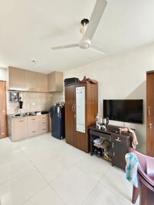 Hall Image of 400 Sq.ft 1 RK Apartment / Flat for rent in Godrej Vanaangan, Jagatpur Ahmedabad for Rs. 17990