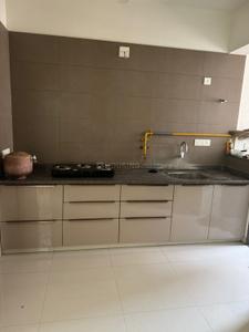 Kitchen Image of 861 Sq.ft 3 BHK Apartment / Flat for rent in Dev Parijat, Vaishno Devi Circle Ahmedabad for Rs. 24000