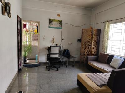 Living Room Image of 600 Sq.ft 1 BHK Apartment / Flat for rent in Halasuru Bengaluru for Rs. 28000