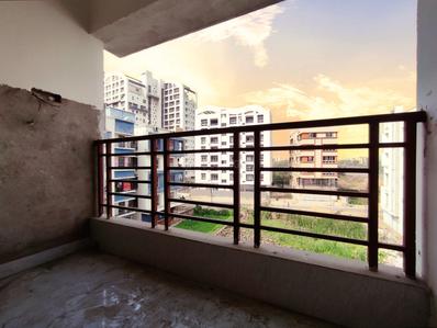 Balcony Image of 1331 Sq.ft 3 BHK Apartment / Flat for sale in New Town Kolkata for Rs. 7586700