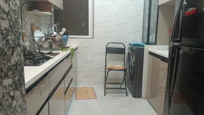 Kitchen Image of 550 Sq.ft 1 BHK Apartment / Flat for sale in Virat Tower, Kalwa Thane for Rs. 7100000