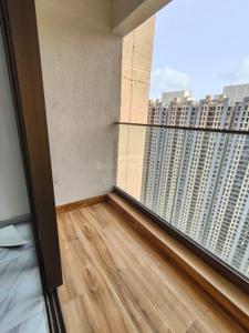 Balcony Image of 900 Sq.ft 2 BHK Apartment / Flat for rent in Raymond Realty Ten X Habitat Tower C, Thane West Thane for Rs. 42000