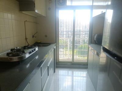 Kitchen Image of 950 Sq.ft 1.5 BHK Apartment / Flat for rent in Gajra Bhoomi Gardenia 1, Kalamboli Navi Mumbai for Rs. 26500