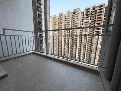Balcony Image of 1500 Sq.ft 3 BHK Apartment / Flat for rent in Shri Radha Aqua Garden, Noida Extension Greater Noida for Rs. 25000