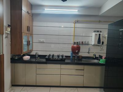 Kitchen Image of 608 Sq.ft 2 BHK Apartment / Flat for sale in 3K Prime Shyam enclave, Dahin Nagar Surat for Rs. 5100000