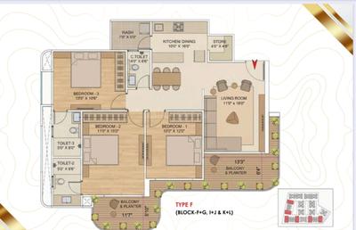 Image of 2900 Sq.ft 4 BHK Apartment / Flat for sale in Popular Shivranjani, Satellite, Ahmedabad for Rs. 25000000