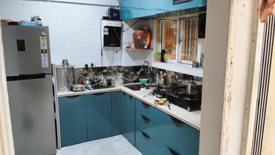 Kitchen Image of 650 Sq.ft 1.5 BHK Apartment / Flat for sale in Mira Road East Mira Bhayandar for Rs. 9500000