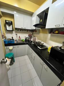 Kitchen Image of 850 Sq.ft 2 BHK Apartment / Flat for rent in Unitech Uniworld City, New Town Kolkata for Rs. 35000
