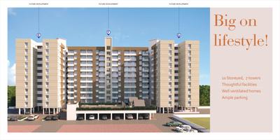 Image of 1170 Sq.ft 3 BHK Apartment / Flat for sale in Laxmi Emerald, Lohegaon, Pune for Rs. 6900000