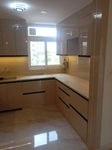 Kitchen Image of 1600 Sq.ft 3 BHK Apartment / Flat for rent in Air India Apartment, Sector 3 Dwarka New Delhi for Rs. 50000
