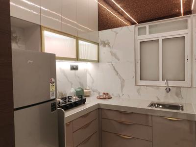 Kitchen Image of 420 Sq.ft 1 BHK Apartment / Flat for sale in Emerald Dotom Isle, Kandivali West Mumbai for Rs. 8200000