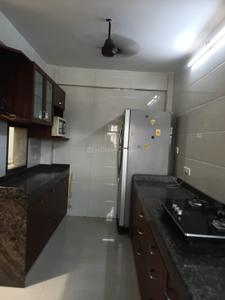 Kitchen Image of 700 Sq.ft 1 BHK Apartment / Flat for rent in Airoli Navi Mumbai for Rs. 26300