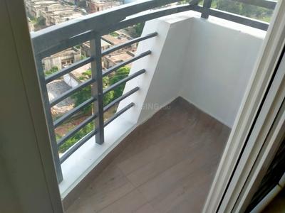 Balcony Image of 1050 Sq.ft 2 BHK Apartment / Flat for rent in Arsha Sumangalam, Vrindavan Yojana Lucknow for Rs. 16000