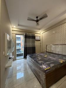 Bedroom Image of 700 Sq.ft 1 BHK Builder Floor for rent in Sector 46 Gurgaon for Rs. 36000