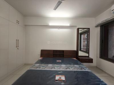 Bedroom Image of 2334 Sq.ft 3 BHK Apartment / Flat for rent in Shivalik Green View, Shantigram Ahmedabad for Rs. 80000