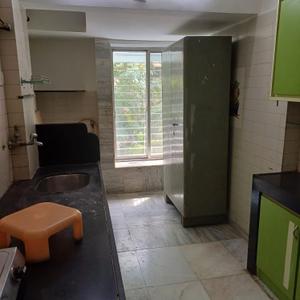 Kitchen Image of 1250 Sq.ft 3 BHK Apartment / Flat for rent in Kopar Khairane Navi Mumbai for Rs. 55000