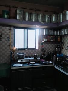 Kitchen Image of 650 Sq.ft 1 BHK Apartment / Flat for sale in Dabholi Surat for Rs. 800000