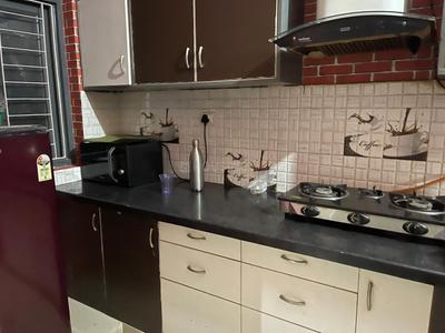 Kitchen Image of 1600 Sq.ft 3 BHK Builder Floor for rent in Sitaram Vihar Jaipur for Rs. 35000