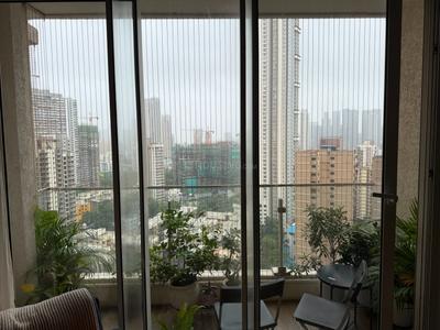 Balcony Image of 1407 Sq.ft 3 BHK Apartment / Flat for rent in L And T Crescent Bay T3, Parel Mumbai for Rs. 200000
