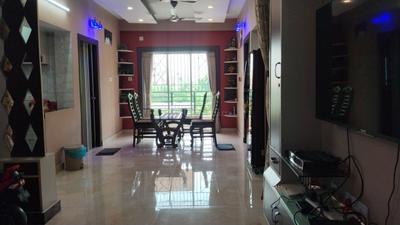 Living Room Image of 1400 Sq.ft 3 BHK Apartment / Flat for sale in New Town Kolkata for Rs. 12000000