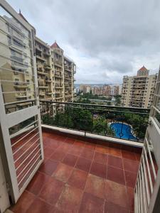 Balcony Image of 1600 Sq.ft 3 BHK Apartment / Flat for rent in Nyati Ethos, Mohammed Wadi Pune for Rs. 35000