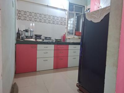 Kitchen Image of 655 Sq.ft 1 BHK Apartment / Flat for sale in Shah Shri Adinath Complex, Bhiwandi Thane for Rs. 3300000