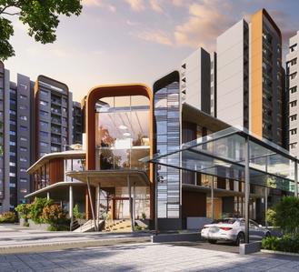 Image of 1900 Sq.ft 3 BHK Apartment / Flat for sale in TVS Emerald Altura, Sathnur, Bengaluru for Rs. 26600000