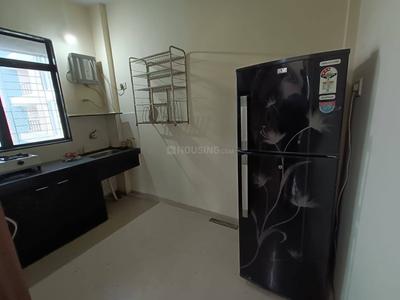 Kitchen Image of 650 Sq.ft 1 BHK Apartment / Flat for rent in Kuber Pioneer Park, Thane West Thane for Rs. 25000
