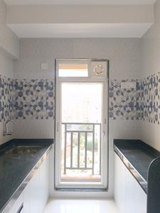 Kitchen Image of 589 Sq.ft 1 BHK Apartment / Flat for rent in Raunak Bliss Phase A, Kasarvadavali Thane for Rs. 27895