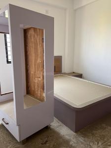 Bedroom Image of 1250 Sq.ft 2 BHK Apartment / Flat for rent in Sopan Platinum Plaza, Pipliyahana Indore for Rs. 28000