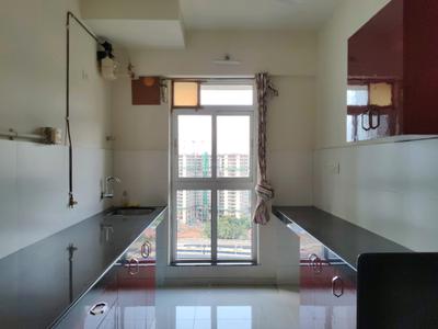 Kitchen Image of 1040 Sq.ft 2 BHK Apartment / Flat for rent in Soham Tropical Lagoon, Kasarvadavali Thane for Rs. 50000