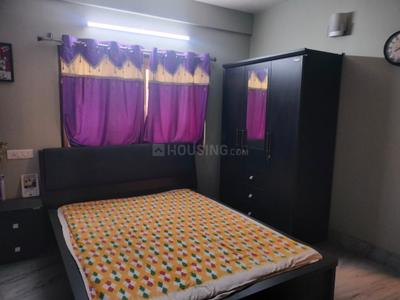 Bedroom Image of 1100 Sq.ft 3 BHK Builder Floor for rent in New Town Kolkata for Rs. 30000