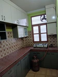 Kitchen Image of 1600 Sq.ft 4 BHK Independent House for rent in Karaundi Varanasi for Rs. 20000
