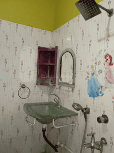 Bathroom Image of 1240 Sq.ft 3 BHK Apartment / Flat for sale in Purbalok Kolkata for Rs. 5000000