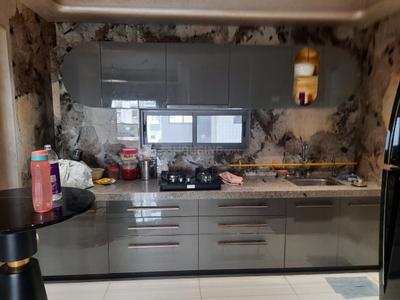 Kitchen Image of 1750 Sq.ft 3 BHK Apartment / Flat for rent in Vishwanath Maher Select, Shela Ahmedabad for Rs. 50000