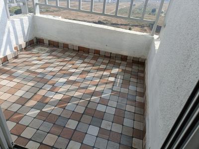 Balcony Image of 950 Sq.ft 2 BHK Apartment / Flat for rent in Majestique Rhythm County, Handewadi Pune for Rs. 20000