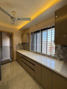 Kitchen Image of 1000 Sq.ft 2 BHK Builder Floor for rent in Vijay Nagar Indore for Rs. 29000