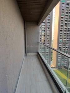 Balcony Image of 1450 Sq.ft 3 BHK Apartment / Flat for rent in Goodwill Wisteria, Vashi Navi Mumbai for Rs. 130000