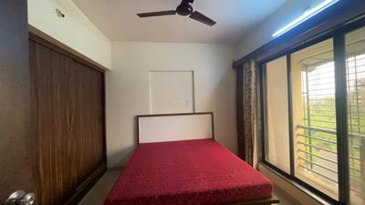 Bedroom Image of 552 Sq.ft 1 BHK Apartment / Flat for rent in Ram Laxman Sadguru Residency, Shilphata Thane for Rs. 14000