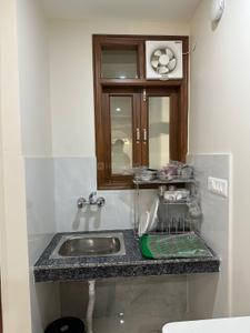 Kitchen Image of 1450 Sq.ft 1 RK Builder Floor for rent in Sukhdev Vihar New Delhi for Rs. 18000
