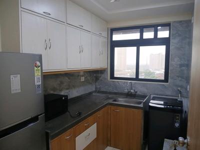Kitchen Image of 660 Sq.ft 1 BHK Apartment / Flat for rent in P Square Ganga Avenue, Mazgaon Mumbai for Rs. 50000