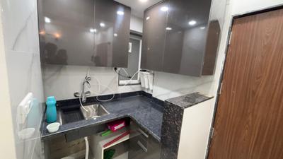 Kitchen Image of 500 Sq.ft 1 BHK Apartment / Flat for rent in Vikram Golf View Condos, Sector 19 Dwarka New Delhi for Rs. 29000