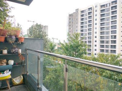 Kitchen Image of 1220 Sq.ft 2.5 BHK Apartment / Flat for rent in AV6 Trayam, HSR Layout Bengaluru for Rs. 72000