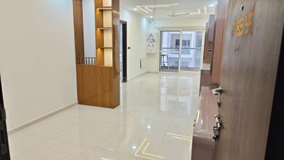 Living Room Image of 1353 Sq.ft 3 BHK Apartment / Flat for rent in Urbanrise On Cloud 33, Bachupally Hyderabad for Rs. 43000