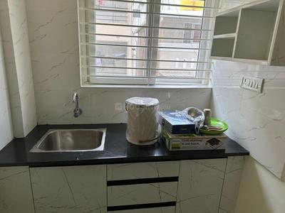 Kitchen Image of 380 Sq.ft 1 RK Apartment / Flat for rent in Mahadevapura Bengaluru for Rs. 20000