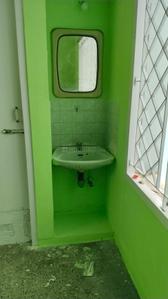 Bathroom Image of 525 Sq.ft 1 BHK Apartment / Flat for rent in Seetharam Apartments, Ukkadam Coimbatore for Rs. 12000