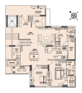 Image of 4871 Sq.ft 5 BHK Penthouse for sale in 9 Boulevard, Raghunathpur, Bhubaneswar for Rs. 62000000