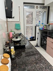 Kitchen Image of 1000 Sq.ft 2 BHK Apartment / Flat for sale in L And T Seawoods Residences Phase I, Seawoods Navi Mumbai for Rs. 27500000